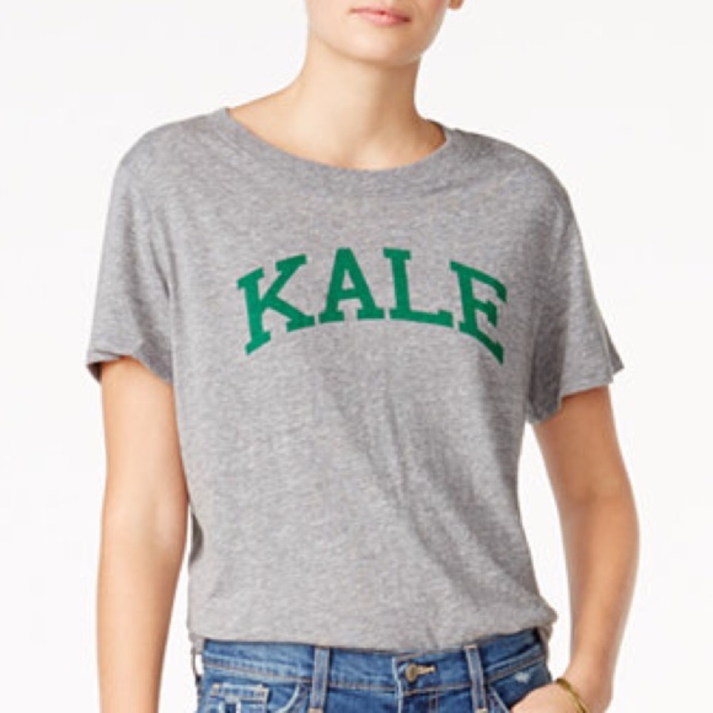 Suburban riot blue kale T-shirt